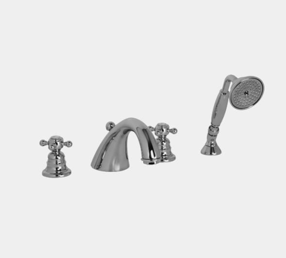 Смеситель для ванны и душа, Fima Carlo Frattini, Elizabeth, цвет-хром F5094CR