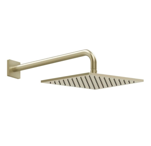 Gessi Верхний душ, Rilievo, 250*250, цвет Латунь матовая  59158#727