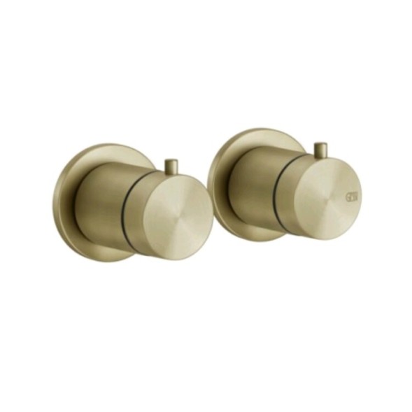 Gessi Смеситель для душа, 316 Bath Shower, на 2 потребителя, цвет Латунь матовая  54234#727