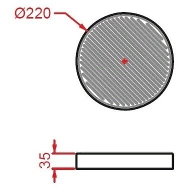 Мыльница Artceram Cartesio накладная цвет серый CAC002 34 00