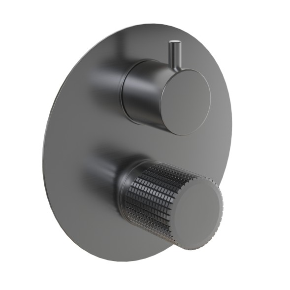 Paini 7GPZ6911 Смеситель для ванны Кокс Грип встраиваемый, брашированный чёрный