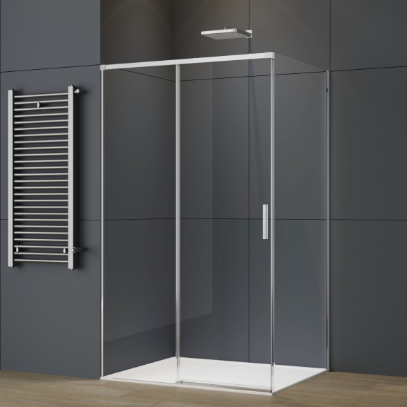 Vincea Душевой уголок Софт 2 (Soft 2) VSR-3SO29014CL, 1400*900, хром, стекло прозрачное