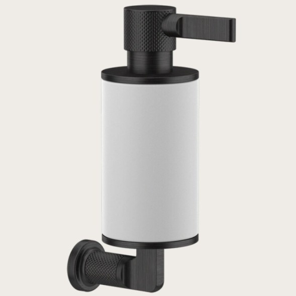 Gessi Дозатор для жидкого мыла, Inciso, шгв 75*118*191, цвет дозатора Матовая латунь#белый  58537#727