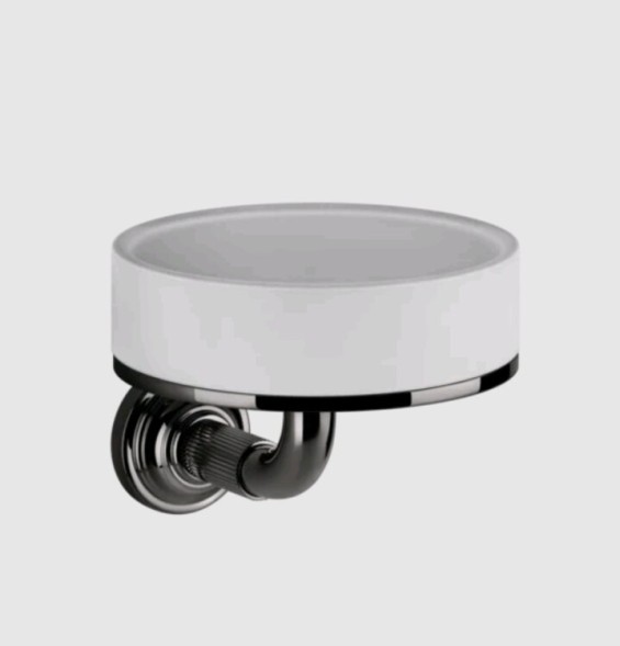 Gessi Мыльница, VENTI20, шгв 115*134*90, цвет мыльницы#держателя чёрный#теплая бронза  65402#735