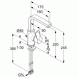 Смеситель KLUDI ZENTA SL 480280565 для раковины на одно отверстие высокий