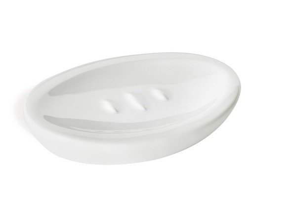 Stil Haus Zefiro, настольная керамическая мыльница, цвет белая керамика