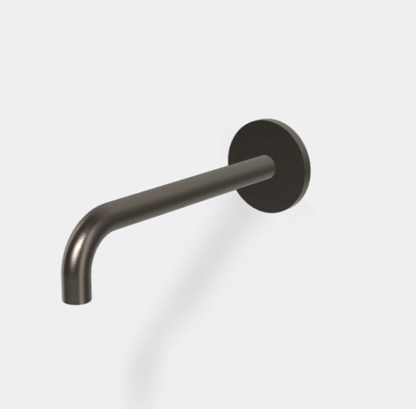 Излив, Fima Carlo Frattini, Shower accessories, цвет-хром черный брашированныйF6919CS