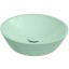 Раковина ISVEA SistemaY Soft накладная ШГВ 450*450*120 отверстия для смесителя отсутствуют цвет мятно-зеленый матовый 10SY66045-2T