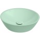 Раковина ISVEA SistemaY Soft накладная ШГВ 450*450*120 отверстия для смесителя отсутствуют цвет мятно-зеленый матовый 10SY66045-2T