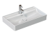 Раковина накладная ISVEA Vea 81 прямоугольная 81см отверстие под смеситель в комплекте сифон цвет белый 10VAS5081I