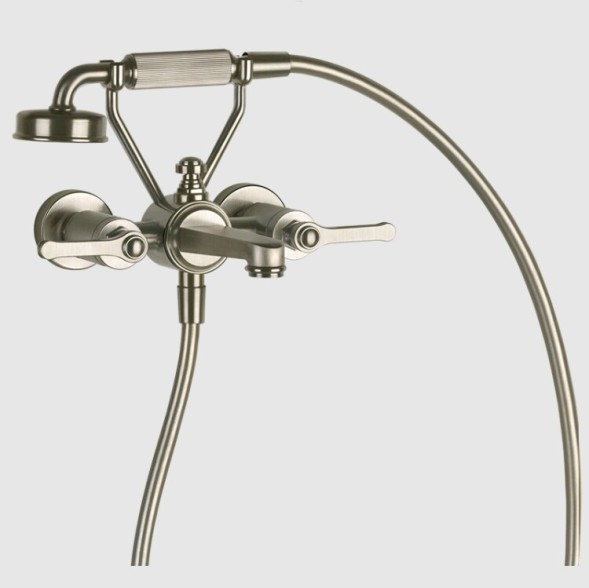 Gessi Смеситель для ванны и душа, VENTI20, цвет Никель матовый 65113#149