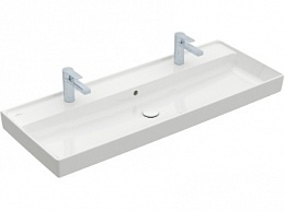 Villeroy&amp;Boch Раковина, Collaro, шгв 1200*470*160, отверстия для смесителя-2, CeramicPlus, цвет-альпийский белый 4A33C4R1