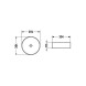 Vincea Раковина керамическая  VBS-216MG, 394*394*115, накладная, цвет матовый серый