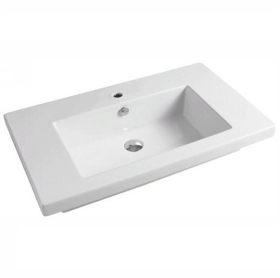 Раковина ArtCeram Gap встраиваемая с одним отверстием цвет белый  GPL0030100
