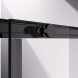 Vincea Душевая дверь Слим-Н (Slim-N) VDS-4SN140CLB, 1400, черный, стекло прозрачное