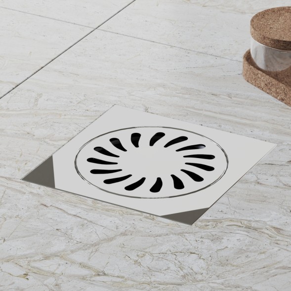 Paini Душевой трап с решеткой 150х150 мм, Нептун