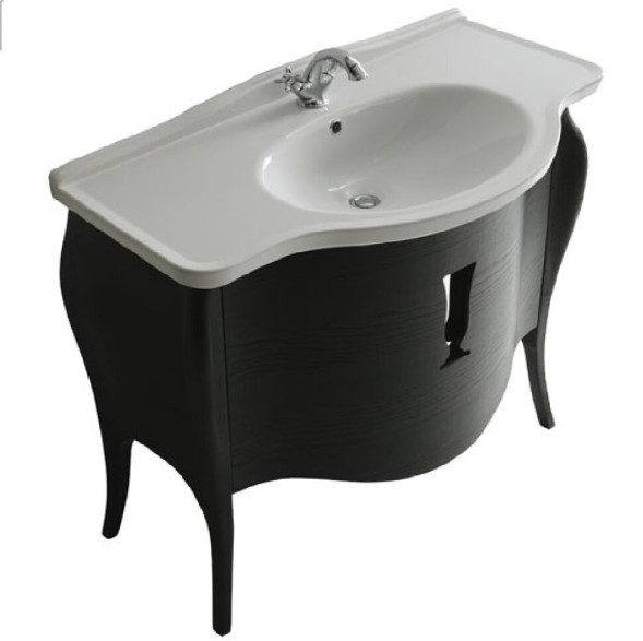 Тумба под раковину GALASSIA ETHOS 8477 напольная цвет белый глянцевый