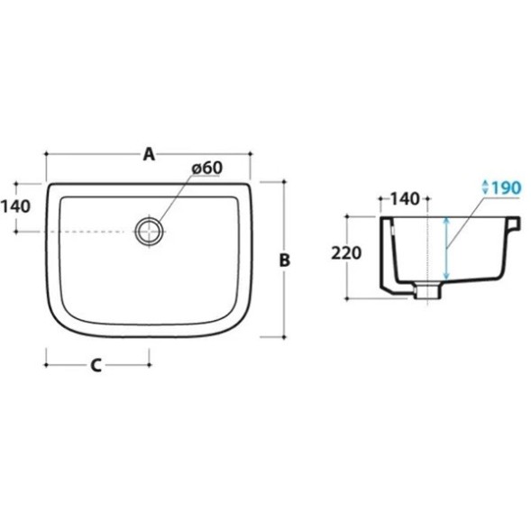 Раковина GLOBO TORANO накладная без отверстий цвет белый VA044BI
