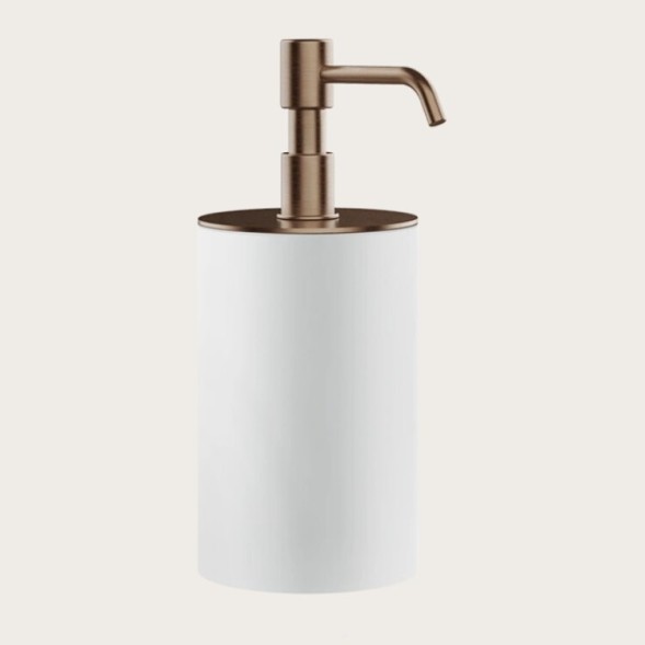 Gessi Дозатор для жидкого мыла, Rilievo, шгв 75*97*194, цвет дозатора латунь#чёрный  59538#710