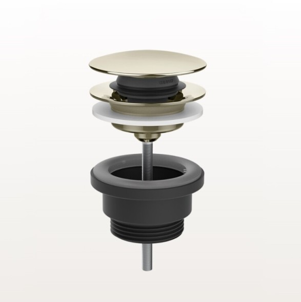Gessi Донный клапан, Technical Accessories, для раковин, 1 1#4", цвет Никель PVD  01423#720