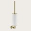 Gessi Ёршик, Inciso, шгв 76*105*475, цвет колбы белый, цвет латунь  58519#710