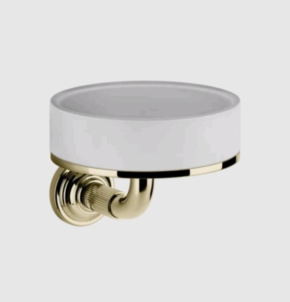 Gessi Мыльница, VENTI20, шгв 115*135*90, цвет белый#латунь  65401#710