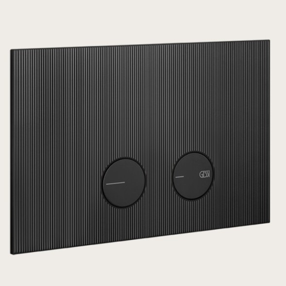 Gessi Клавиша смыва, Ingranaggio, Tece TeceProfil, TeceBox, для унитаза, шгв 215*12*145, цвет черный брашированный металл  54641#707