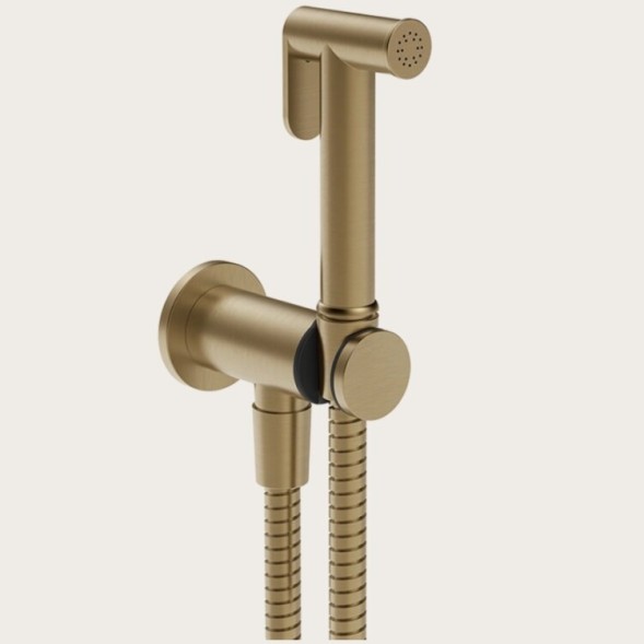 Gessi Гигиенический душ, цвет брашированная теплая бронза  14331#726