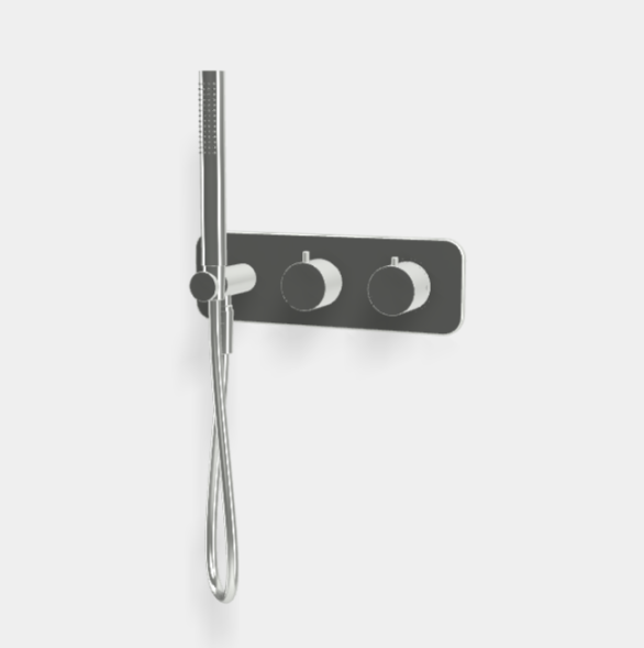 Смеситель для душа, Fima Carlo Frattini, Fimatherm, на 2 потребителя, цвет-хром F3149WX3CR