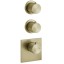 Gessi Смеситель для душа, 316 Bath Shower, на 2 потребителя, цвет Латунь матовая  54504#727