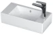 Раковина подвесная ISVEA Sistema Z 50 прямоугольная 50см, с отверстия под смеситель слева цвет белый 10SF50050