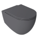 Унитаз ISVEA Infinity подвесной ШГВ 365*530*400 цвет-антрацит матовый 10NF02001-2C