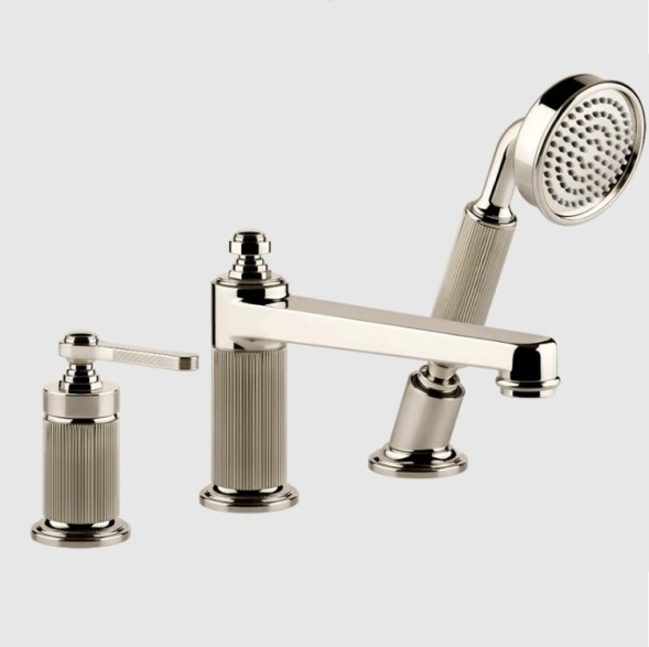 Gessi Смеситель для ванны и душа, VENTI20, цвет Никель  65037#720