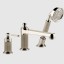 Gessi Смеситель для ванны и душа, VENTI20, цвет Никель  65037#720
