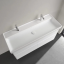 Villeroy&amp;Boch Раковина, Collaro, шгв 1200*470*160, отверстия для смесителя-2, CeramicPlus, цвет-камень белый 4A33C4RW
