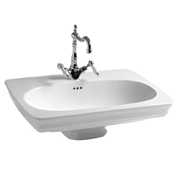 Раковина Artceram Civitas на пьедестал/консоль с одним отверстием цвет белый  CIL001 01 00