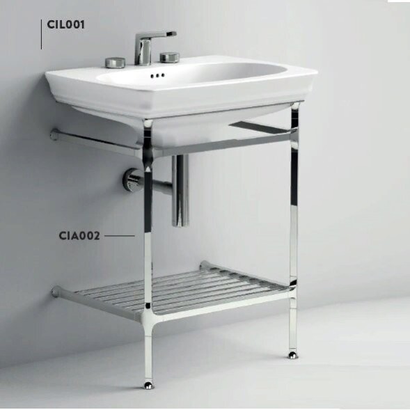 Раковина Artceram Civitas на пьедестал/консоль с одним отверстием цвет белый  CIL001 01 00