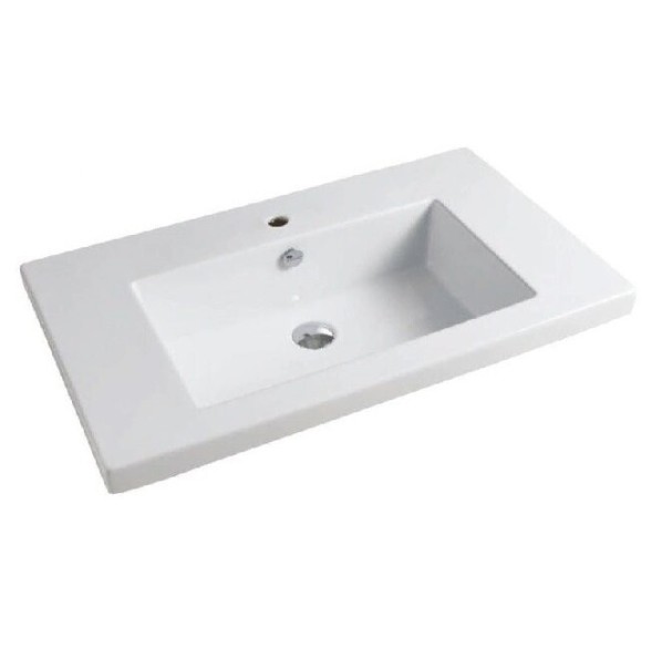 Раковина ArtCeram Gap встраиваемая с одним отверстием цвет белый  GPL0040100