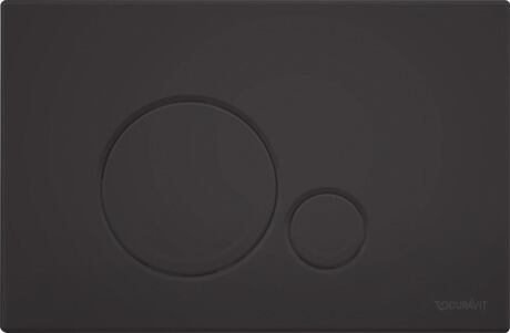 Duravit Клавиша смыва, DuraSystem, для унитаза, шгв 230*6,5*150,5, цвет чёрный матовый WD5010031000/WF5120131010