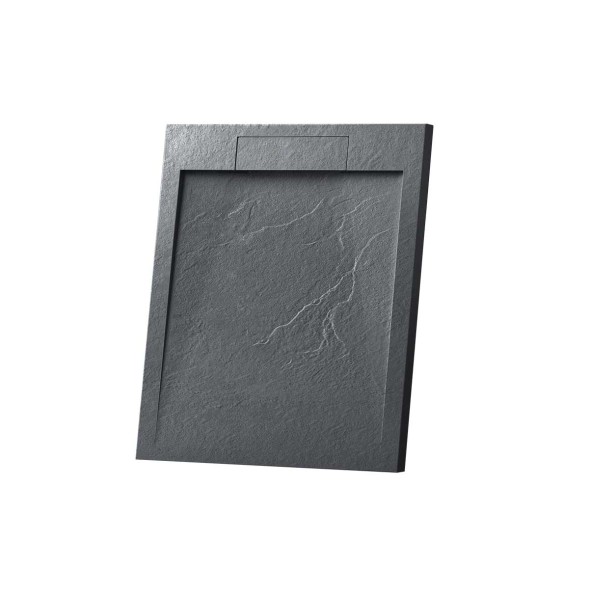 Vincea Поддон для душа из искусственного камня VST-4SRL9090A, 900*900*25, антрацит