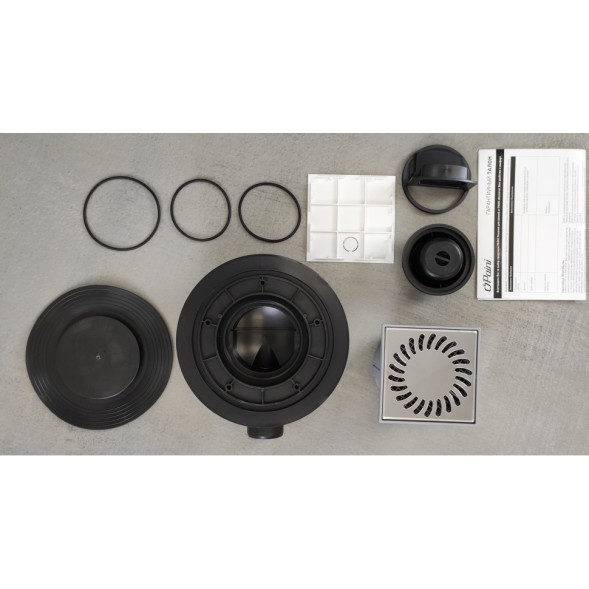 Paini Душевой трап с решеткой 125х125 мм