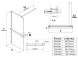 Vincea Душевая перегородка Волк-Ин (Walk-In) VSW-1HR110CLG, 1100*2000, брашированное золото, стекло прозрачное