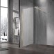 Vincea Душевая перегородка Волк-Ин (Walk-In) VSW-1H900CLG, 900*2000, брашированное золото, стекло прозрачное