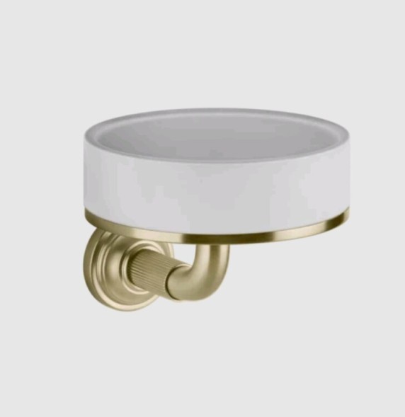 Gessi Мыльница, VENTI20, шгв 115*135*90, цвет белый#Матовая латунь  65401#727