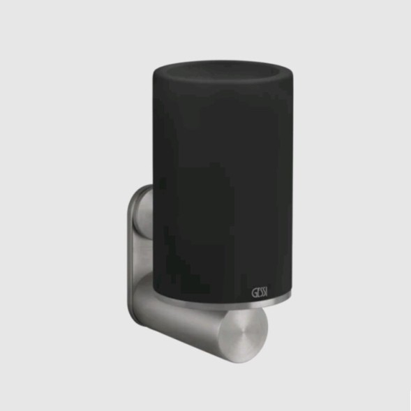 Gessi Стакан, 316, шгв 75*75*126, цвет белый#Warm Steel Brushed PVD  54731#726