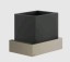 Gessi Стакан, Rettangolo, шгв 140*95*117, цвет брашированный никель#белый  20807#149