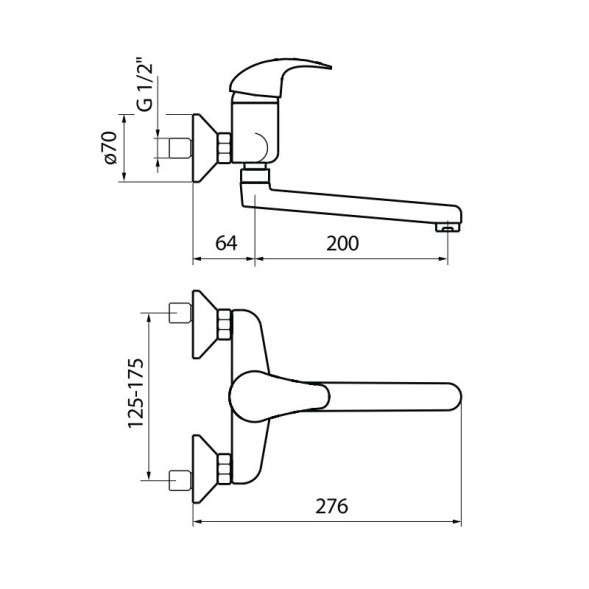 Смеситель для кухни Webert Sax SX910101015, хром