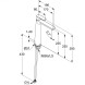 Смеситель KLUDI LOUVA 242863975 для раковины на одно отверстие высокий