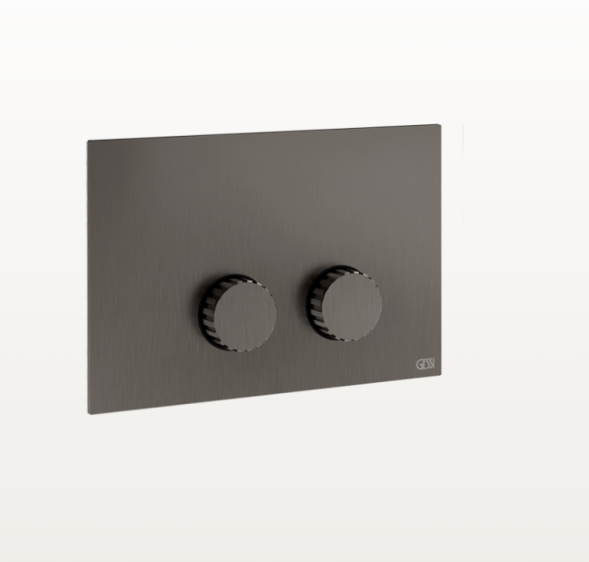 Gessi Клавиша смыва, Incastri Total Look, для унитаза, шгв 215*19*145, цвет Черный брашированный металл