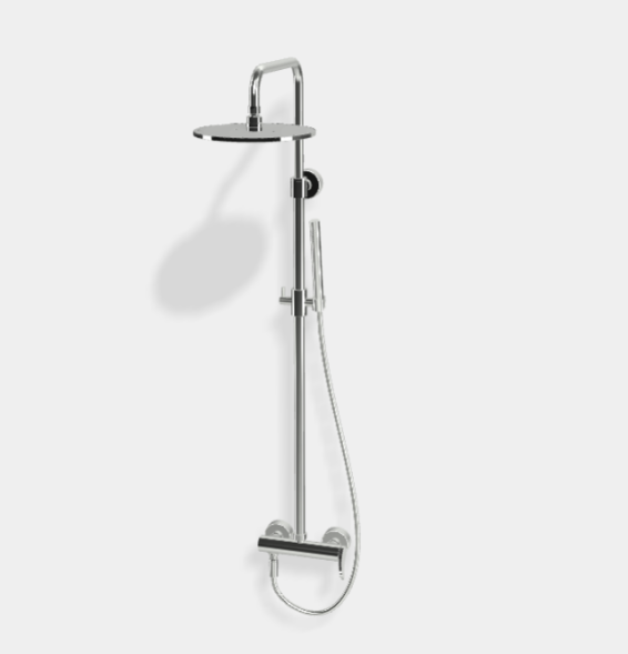 Душевая стойка, Fima Carlo Frattini, Shower column, цвет-хром F3805/2CR